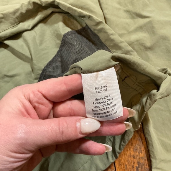 Mountain Khakis Anorak Pullover Hoodie Jacket Green Outdoor Large - Picture 5 of 6